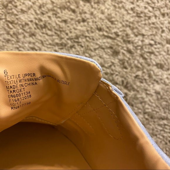 a new day Baby Blue Velcro Sneakers - Picture 2 of 2